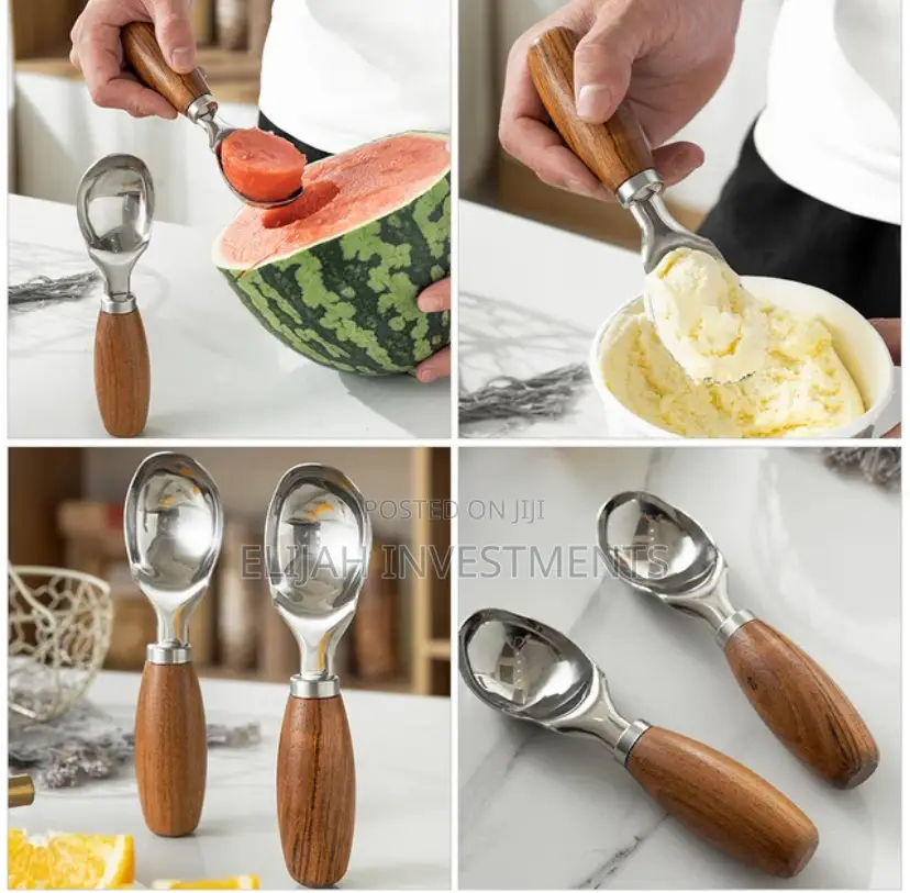 Stainless Steel Multifunction Ice Cream Scoop/ Desert Spoon