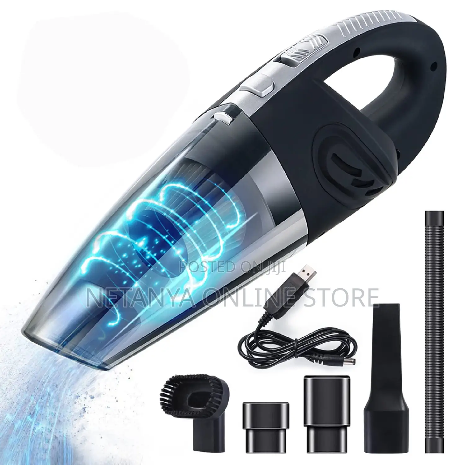 Rechargeable Portable Home and Car Vacuum Cleaner