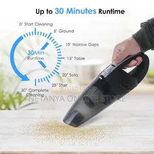 Rechargeable Portable Home and Car Vacuum Cleaner