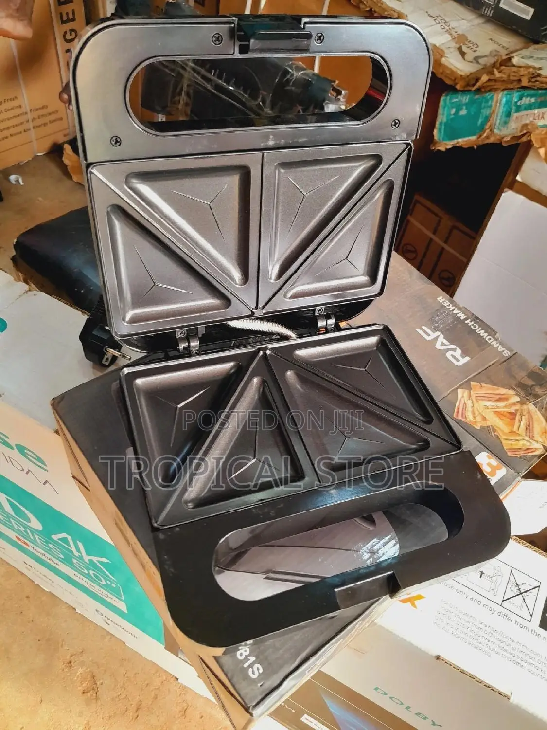 Raf Sandwich Maker – Black