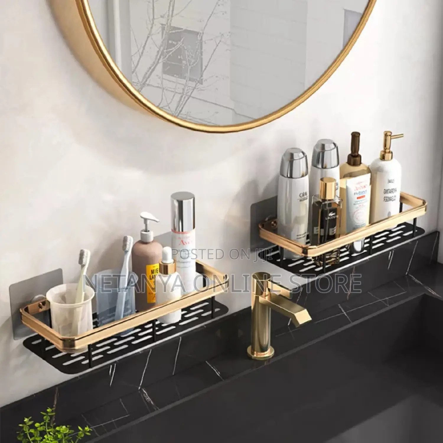 Wall Mounted Bathroom Shelf