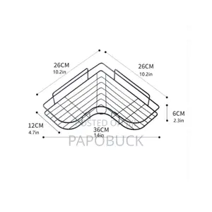 2 PCS Punch Free Corner Rack