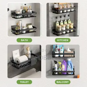 A Pair of Punch Free Wall Caddies/ Racks