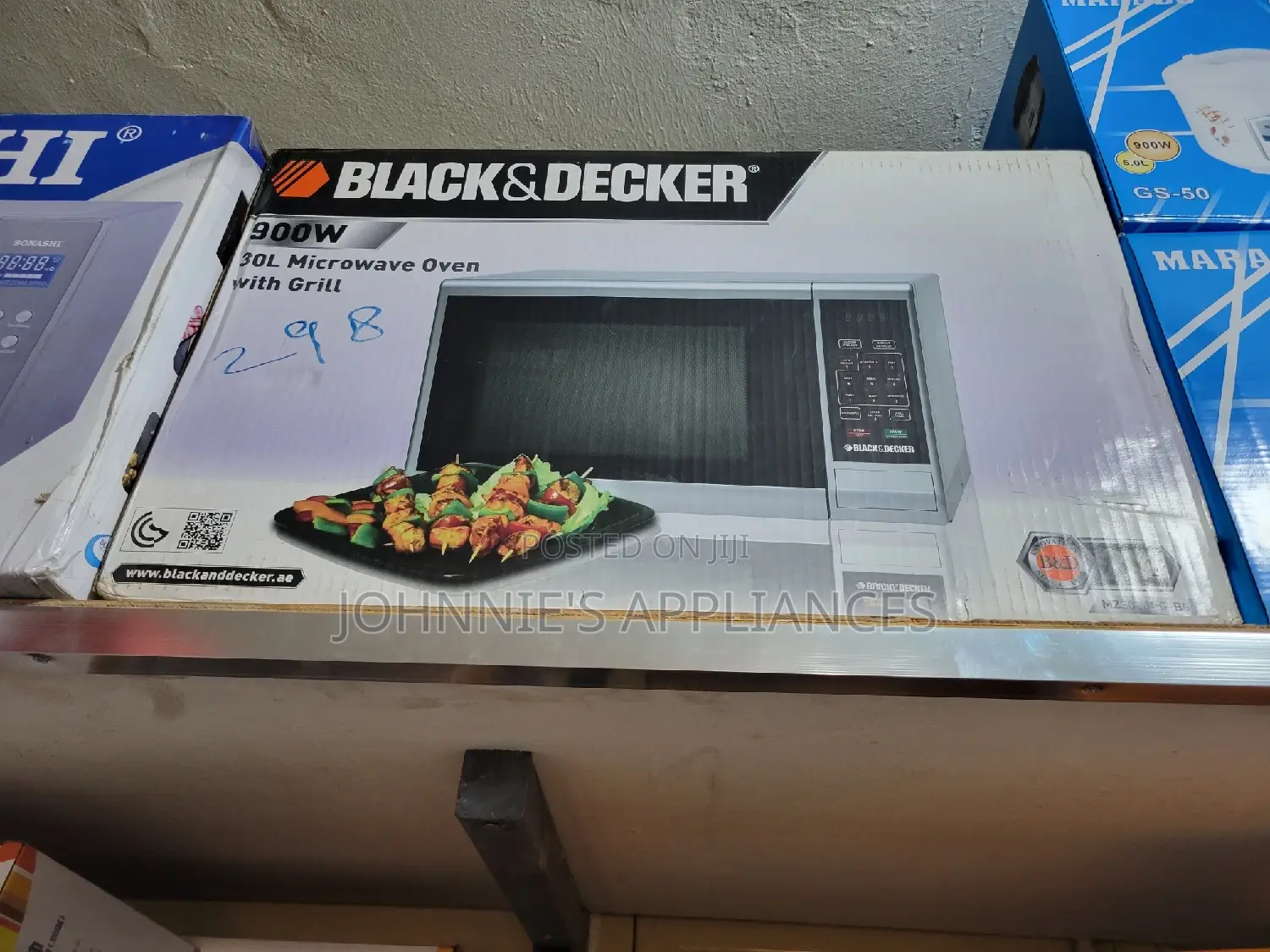 Black And Decker Microwave Oven With Grill 30L