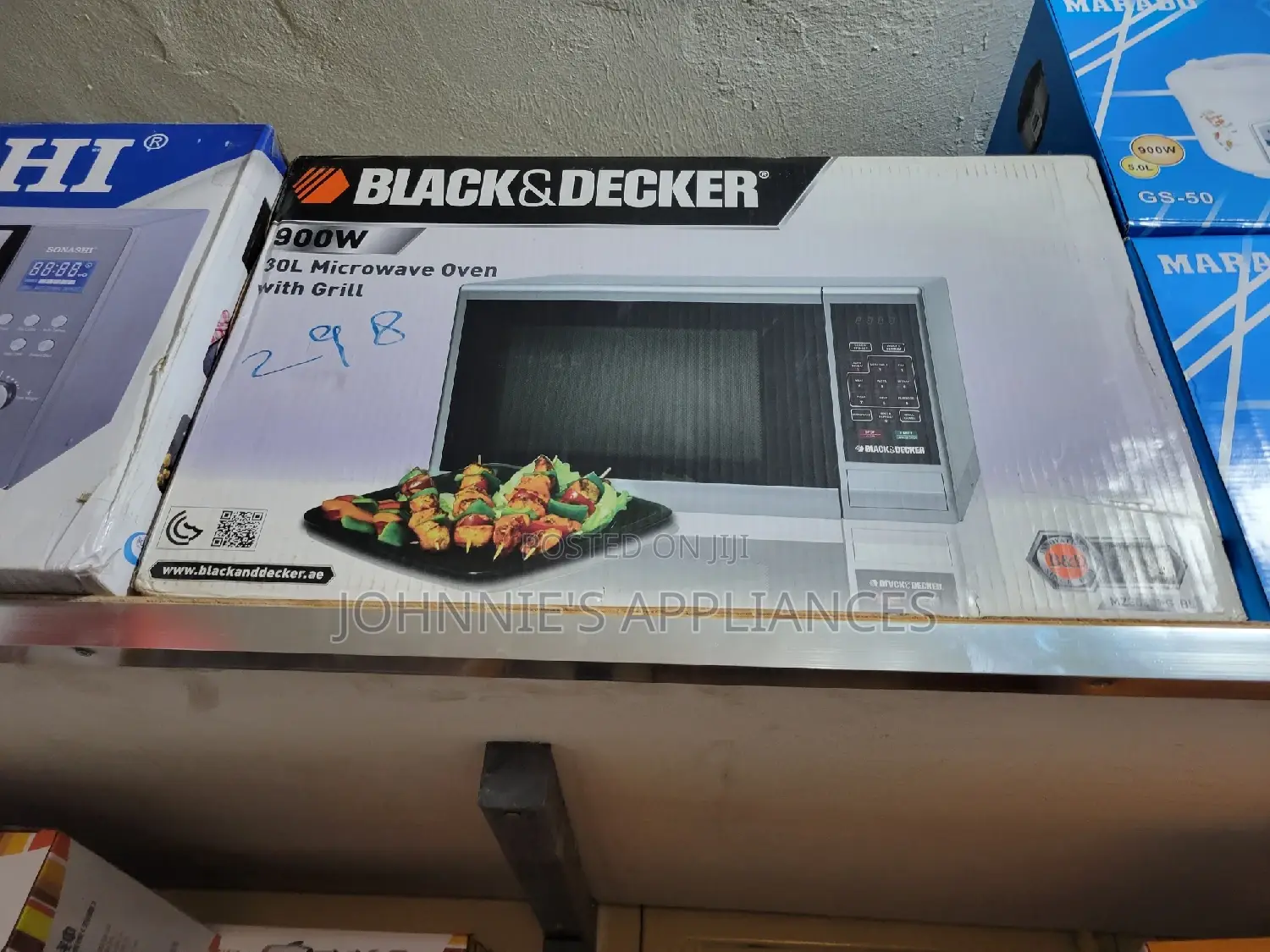Black And Decker Microwave Oven With Grill 30L