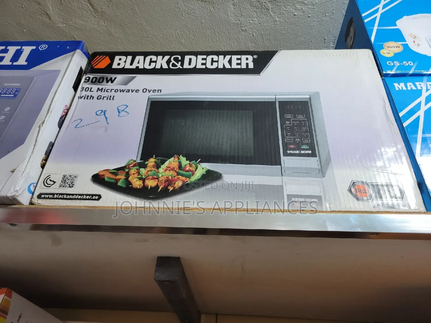 Black And Decker Microwave Oven With Grill 30L