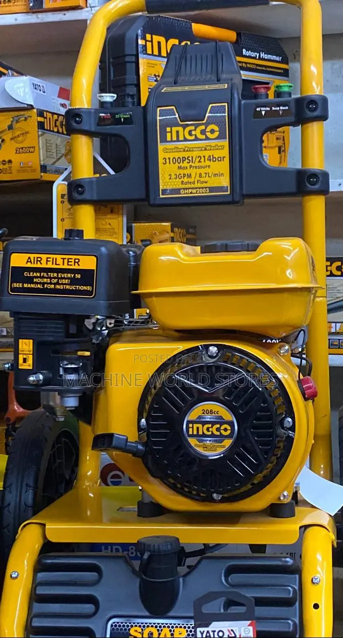 Gasoline Carwasher/ Pressure Washer Ingco