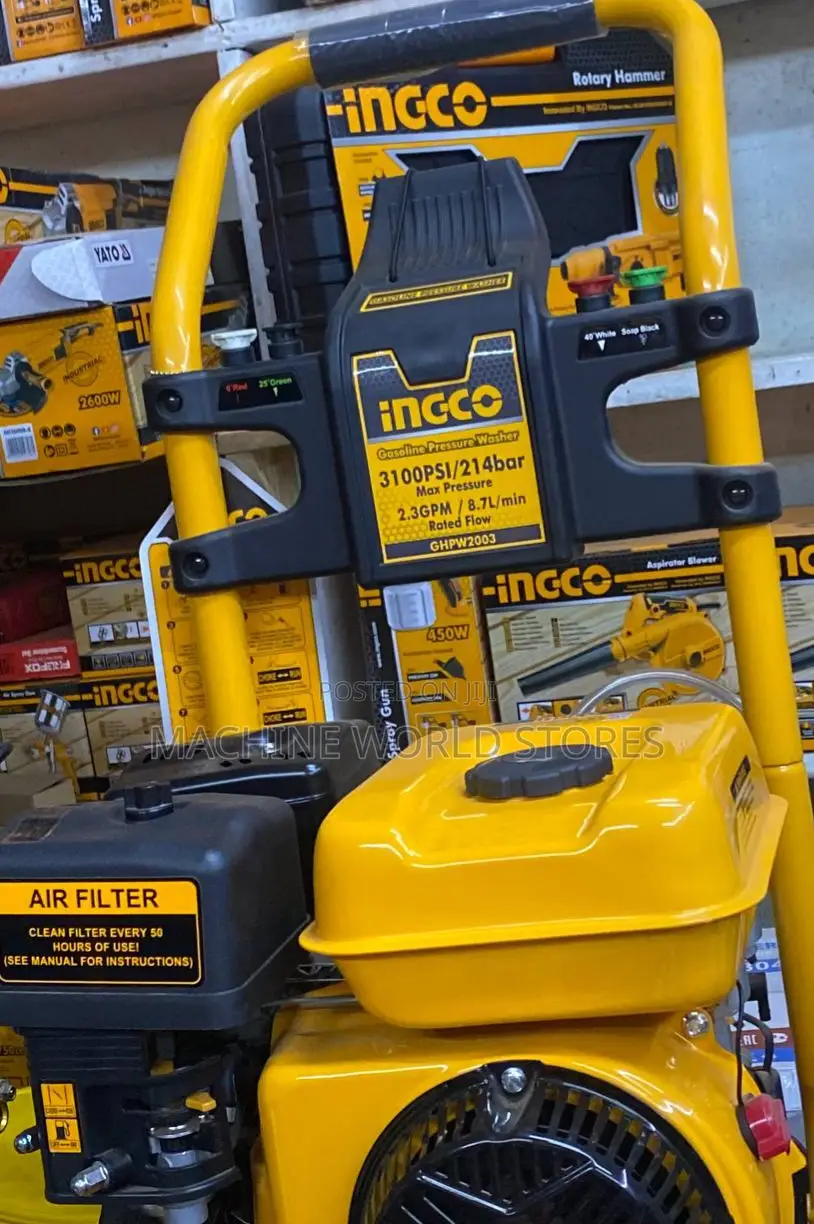 Gasoline Carwasher/ Pressure Washer Ingco