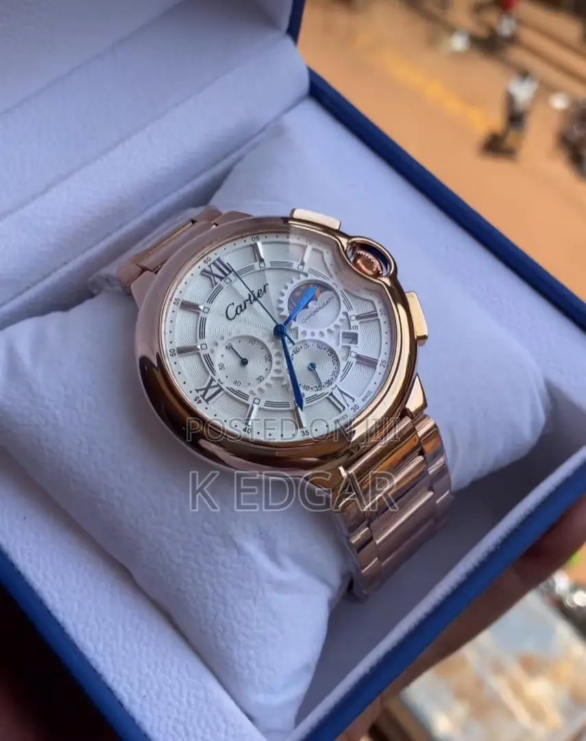 Golden Cartier Watch