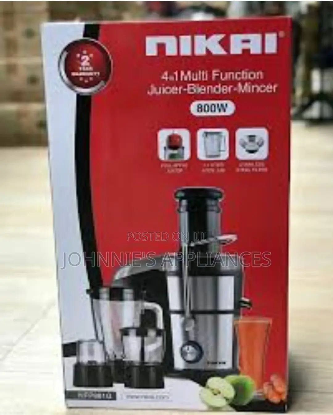 Nikai 4in1 Multifunctional Juicer Blender 800wts