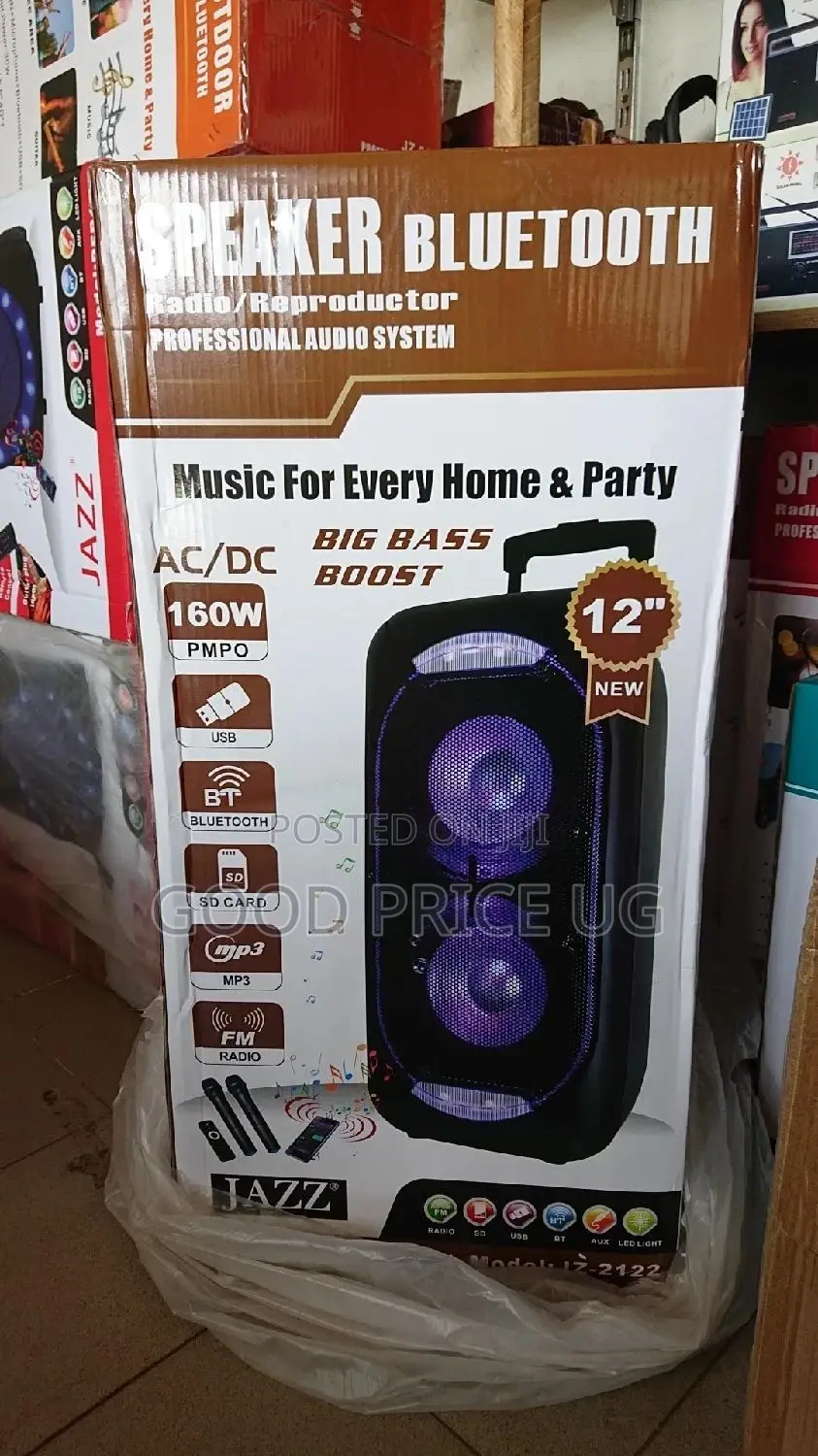 12 Inches JAZZ Amplified Public Speaker
