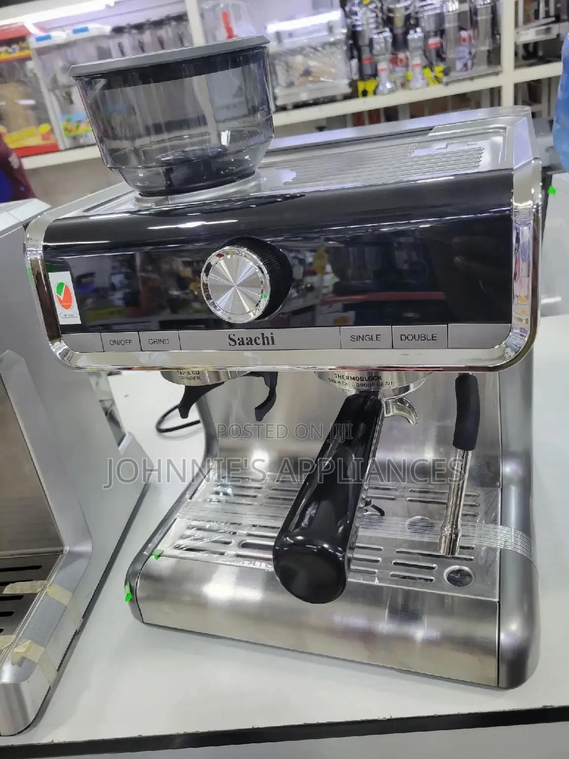 Saarch Commercial Expresso Coffee Machine / Grinder 2.8l