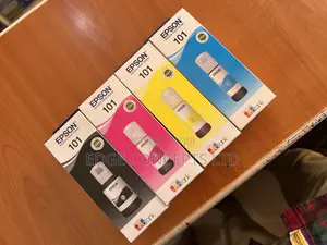 A Set of Epson Ink 101 C M Y Bk