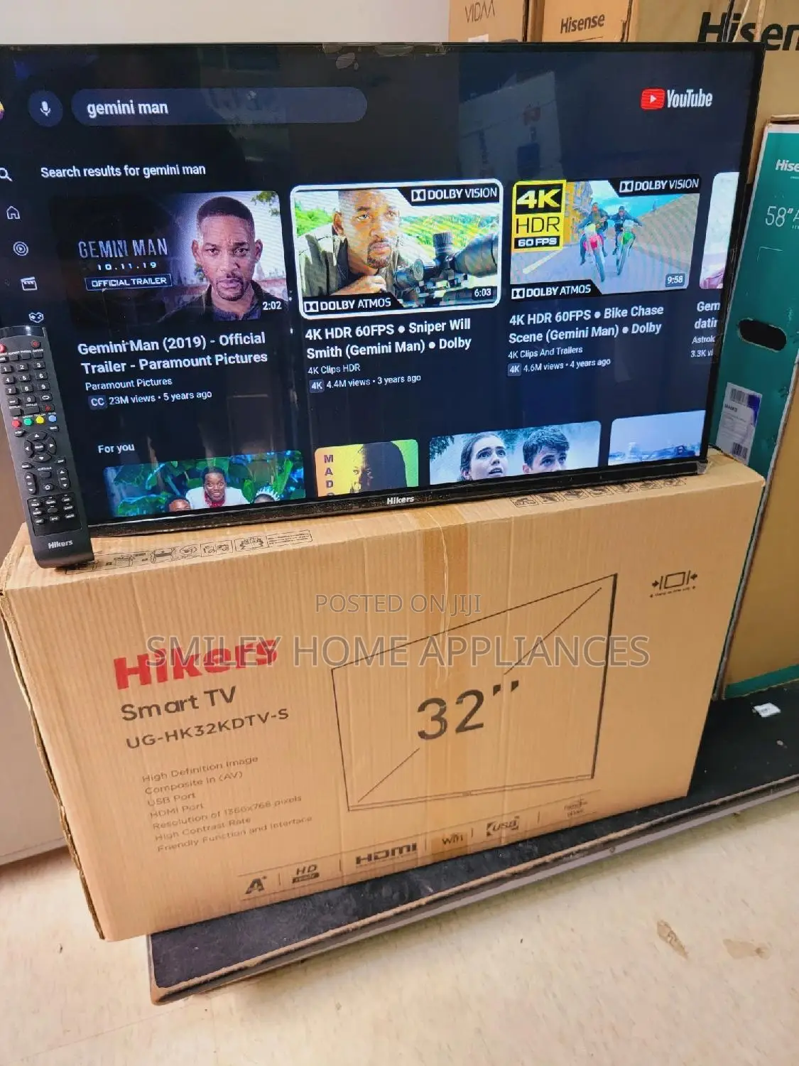 New Affordable Hikers 32inches Smart Tv