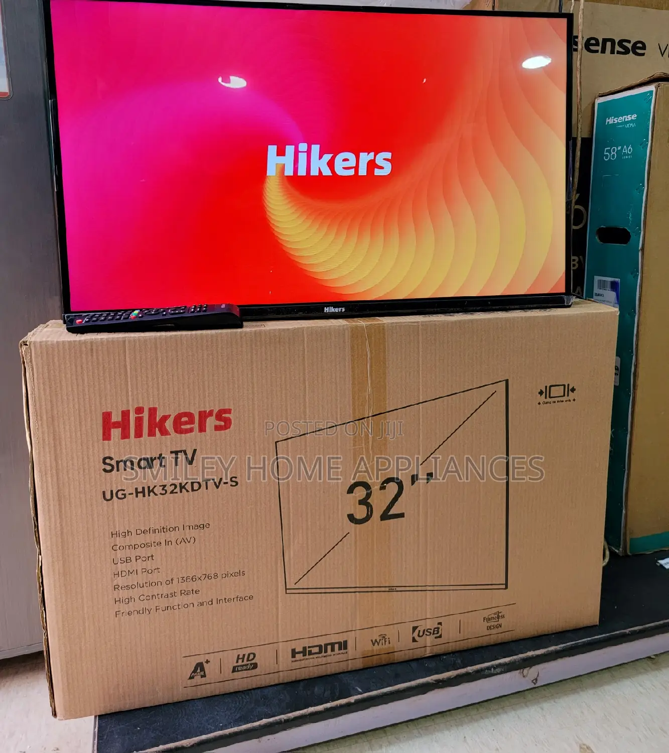 Brand New Affordable Hikers Smart Tv 32inches