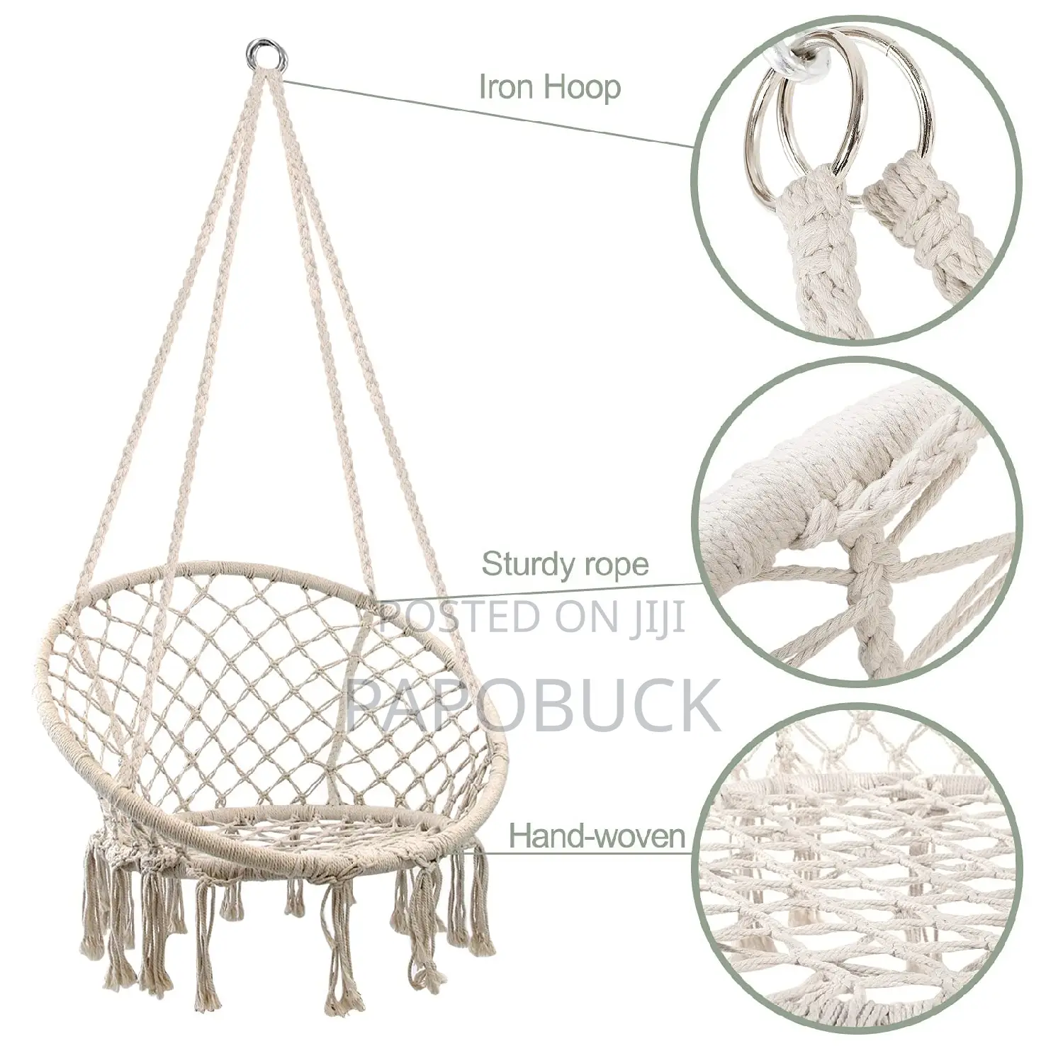 Round Hammock Swinging Chair