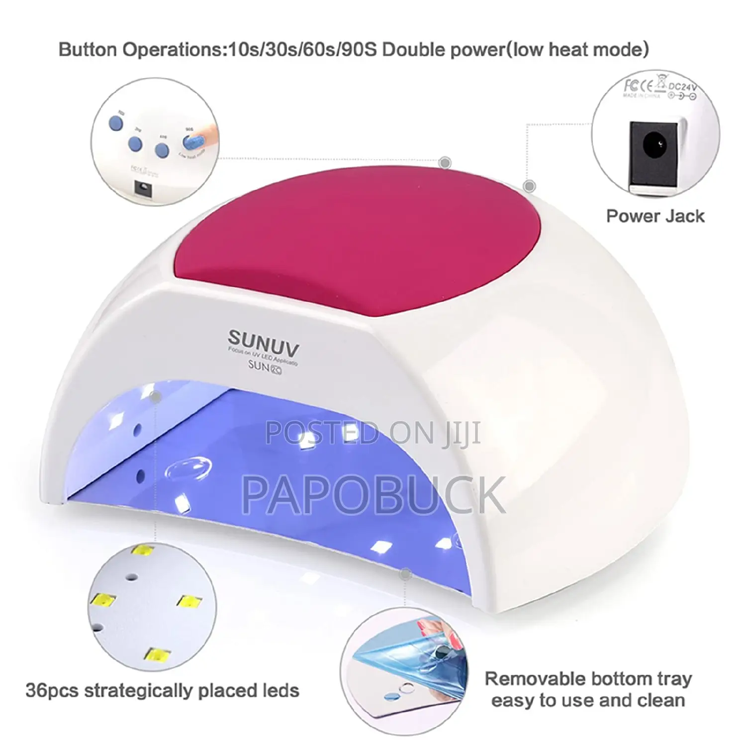 2 in 1 Led/Uv Nail Lamp