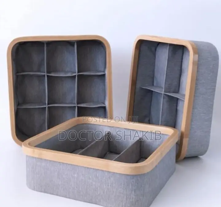 Bamboo Fabric Underwear, Bra, Socks and Panties Storage Box