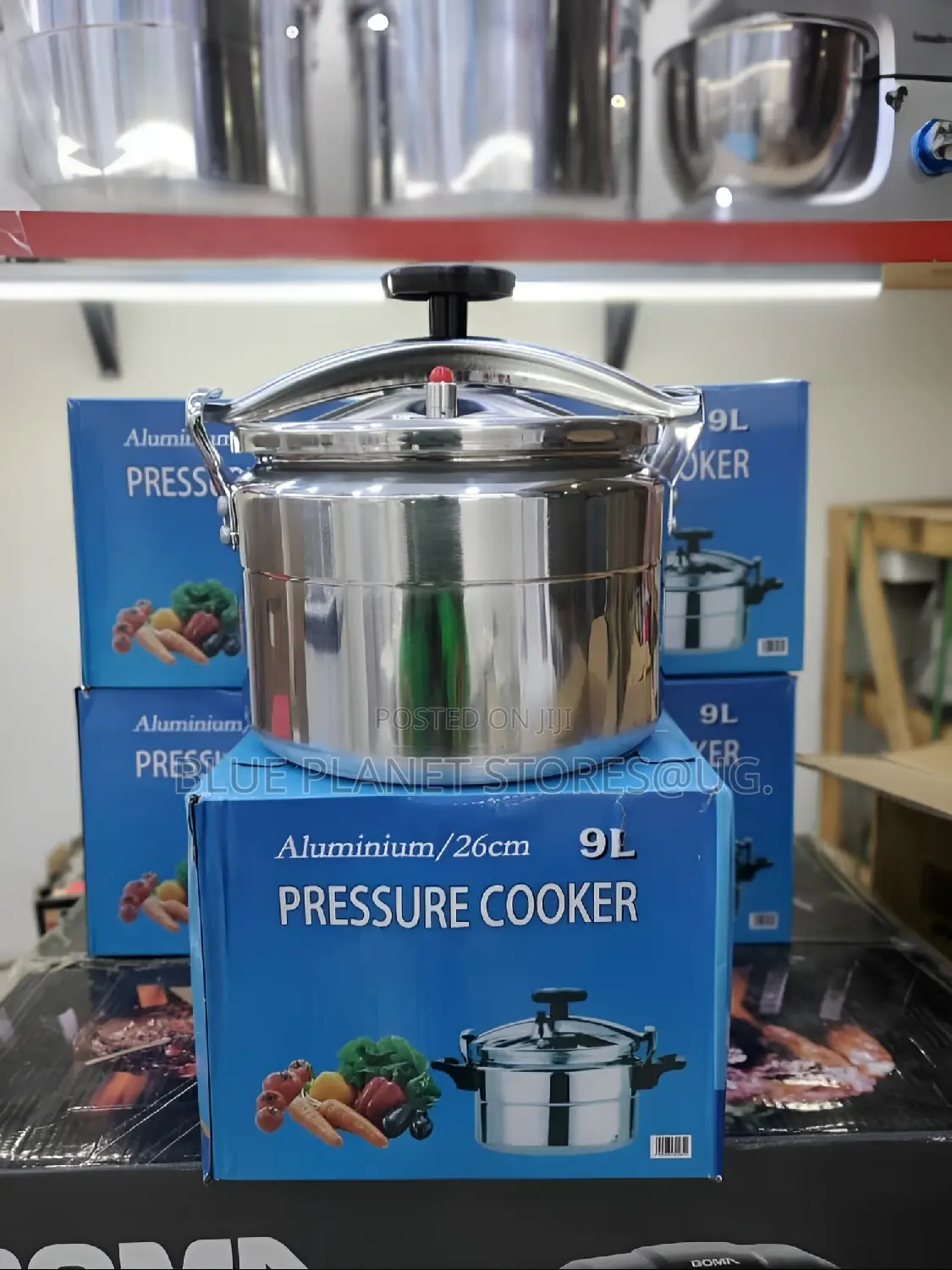 GENERIC 9.0L Non Electric Pressure Cookers \\ Aluminium/26cm