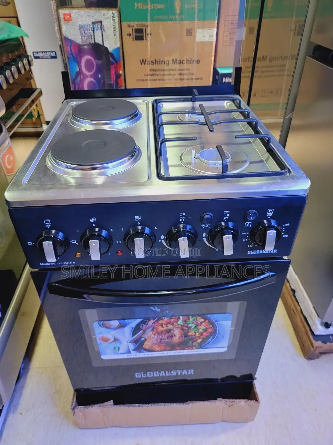 Gglobalstar (2+2) Gas Cooker 50cm by 50cm