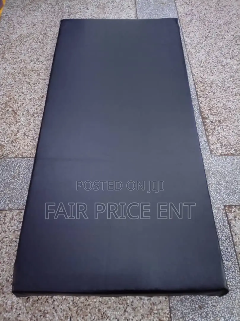 Mattress With Waterproof Leather Cover 3*6*6inches( Black)