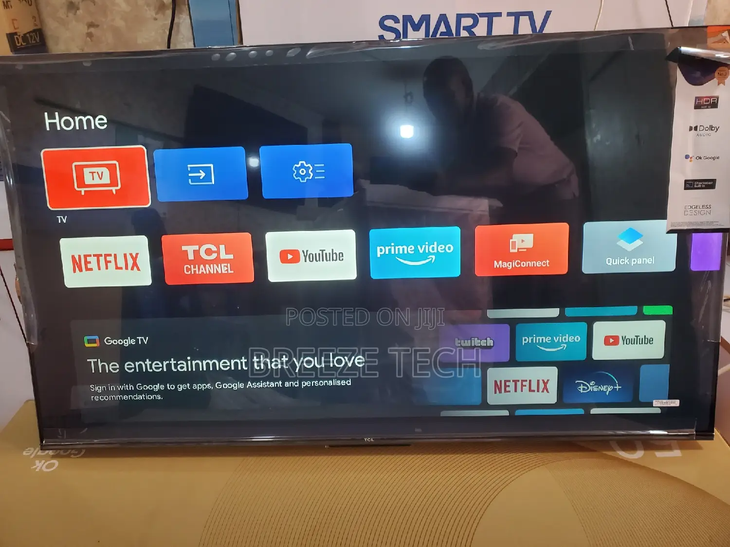 It's 50"Inch Smart TCL