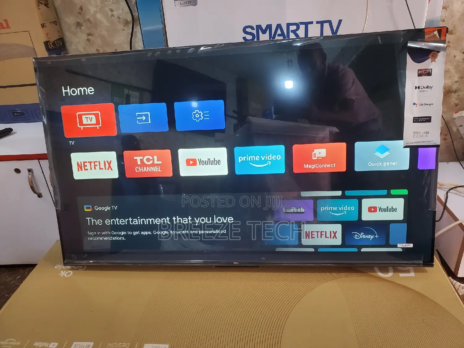 It's 50"Inch Smart TCL