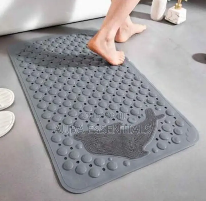 Fun Dolphin Foot Massage PVC Non Slip Bathroom Mat