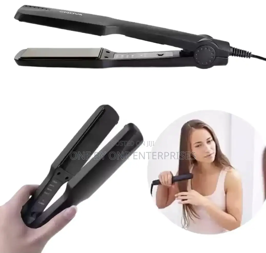 Inova Hair Straightner Trendy Hair Straightener (Black)