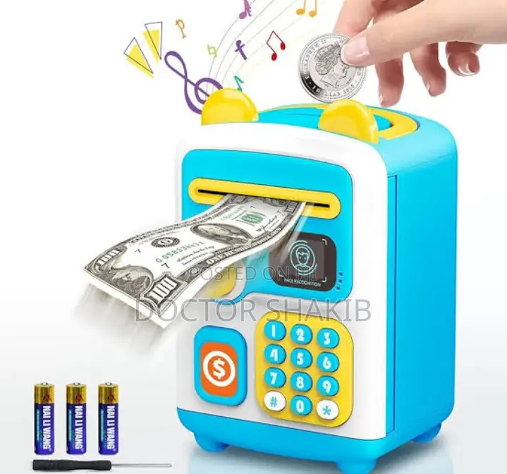 Kids New Lastest Simulated Face Recognition Money Bank