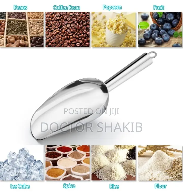 Heavy Duty Stainless Steel Multifunctional Scoop