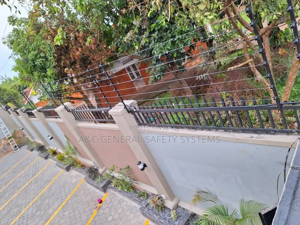 Electric Wire Fencing With Machine Power Backup System