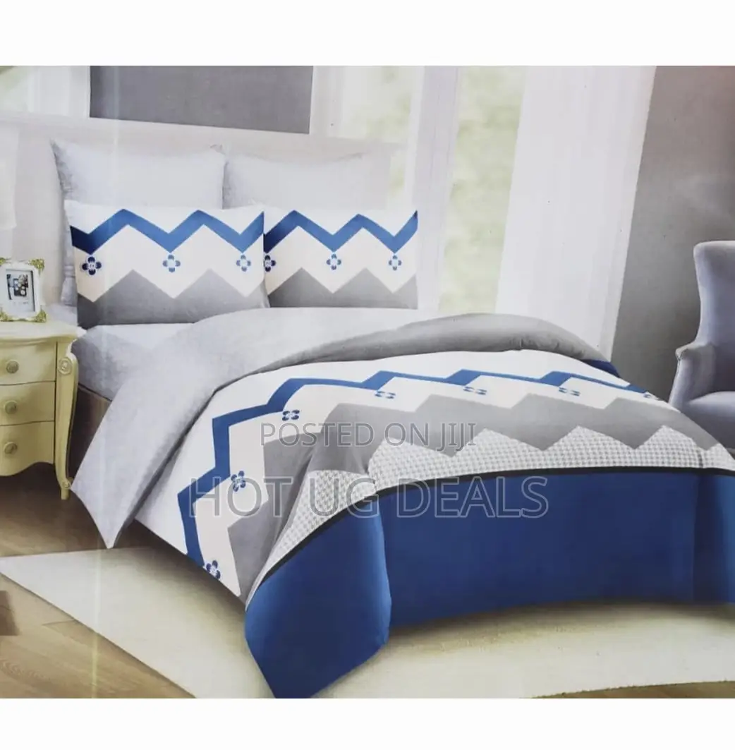 4 Pieces Duvet 5*6 With 2 Pillowcases 1 Bedsheet