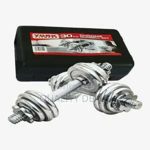 30kg Adjustable Dumbbells and Barbell Set