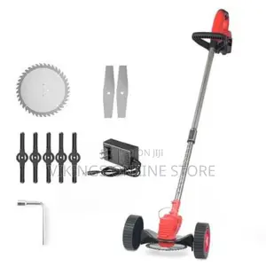 Photo - Grass Trimmer Support Wheel Electric Brush Cutter Lawn Mower