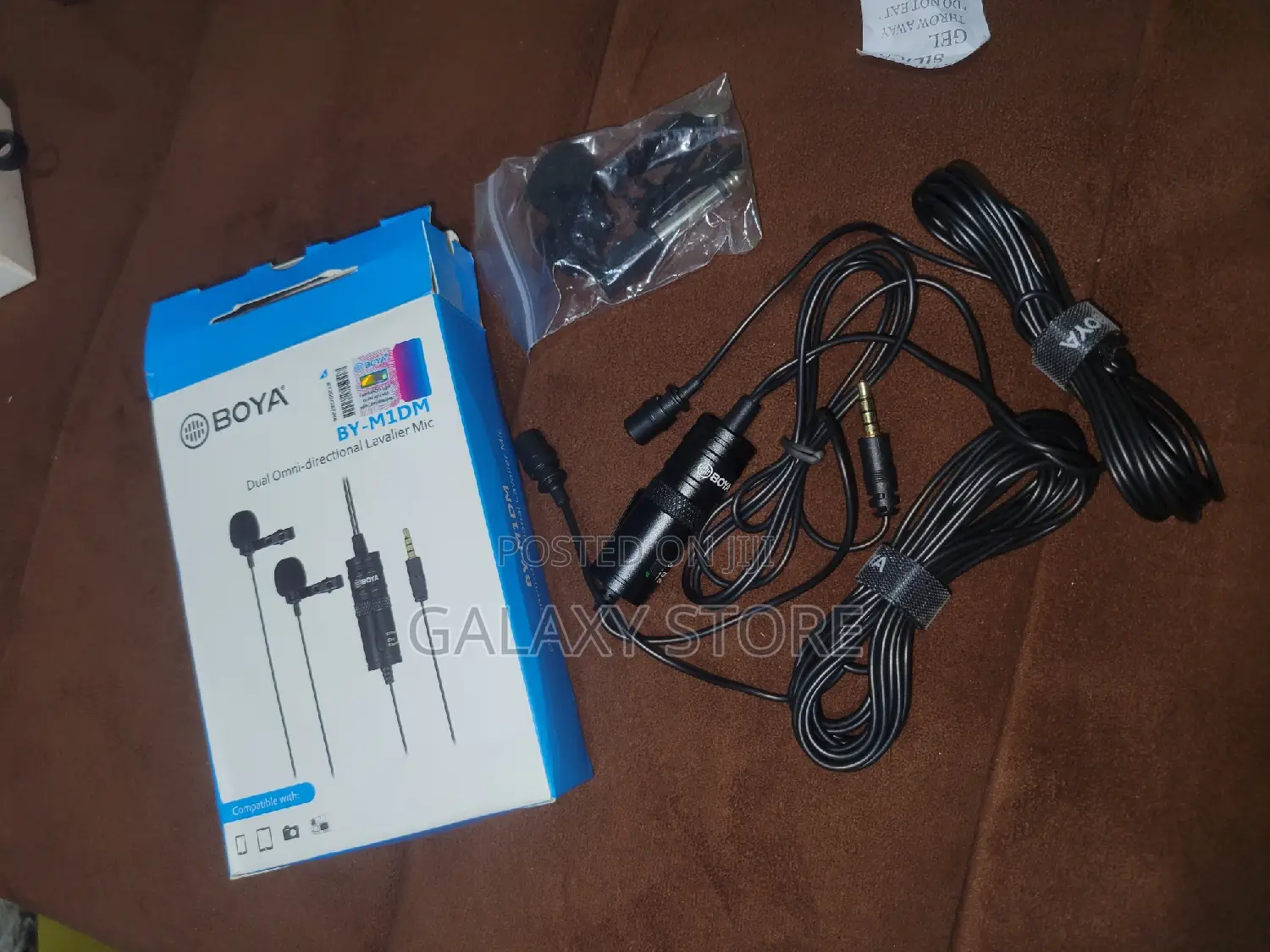 By-M1dm Double Mic Boya Lavalier Wired Microphone
