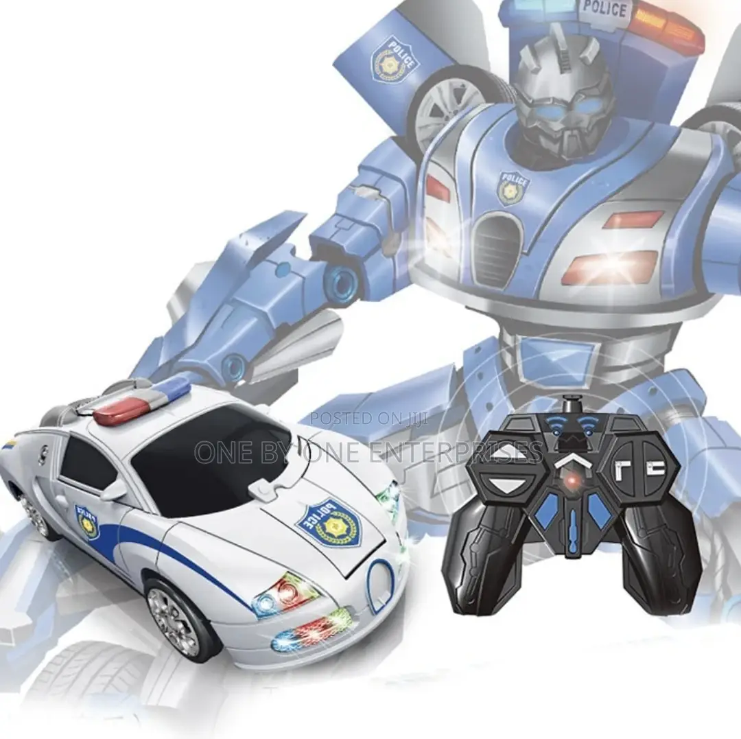 Mech Pioneer Toy Car Transforms Into Warrior Robot Toy