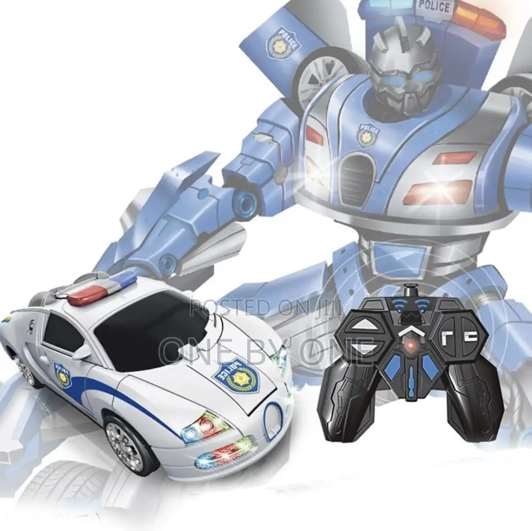 Mech Pioneer Toy Car Transforms Into Warrior Robot Toy