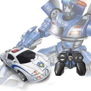 Photo - Mech Pioneer Toy Car Transforms Into Warrior Robot Toy