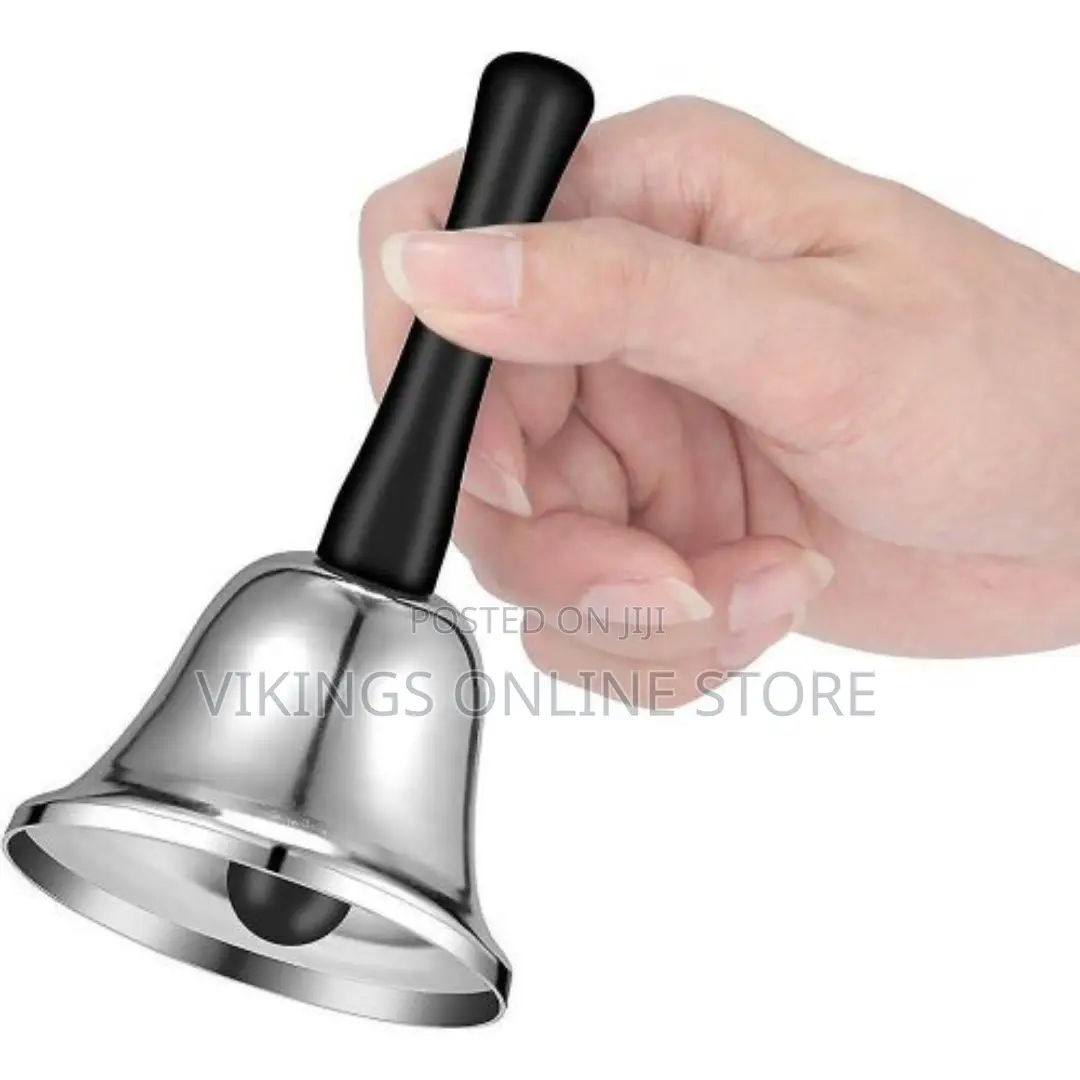 Stainless Steel Hand Bell and Call Bell, Desk Bell
