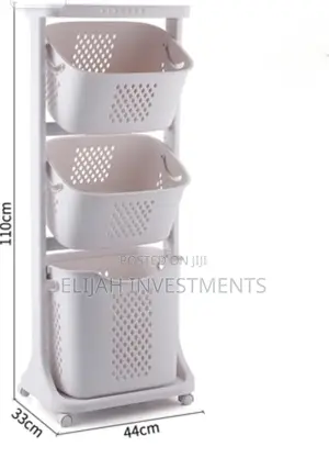 Universal Wheel Multi-Layer Dirty Clothes Laundry Hamper