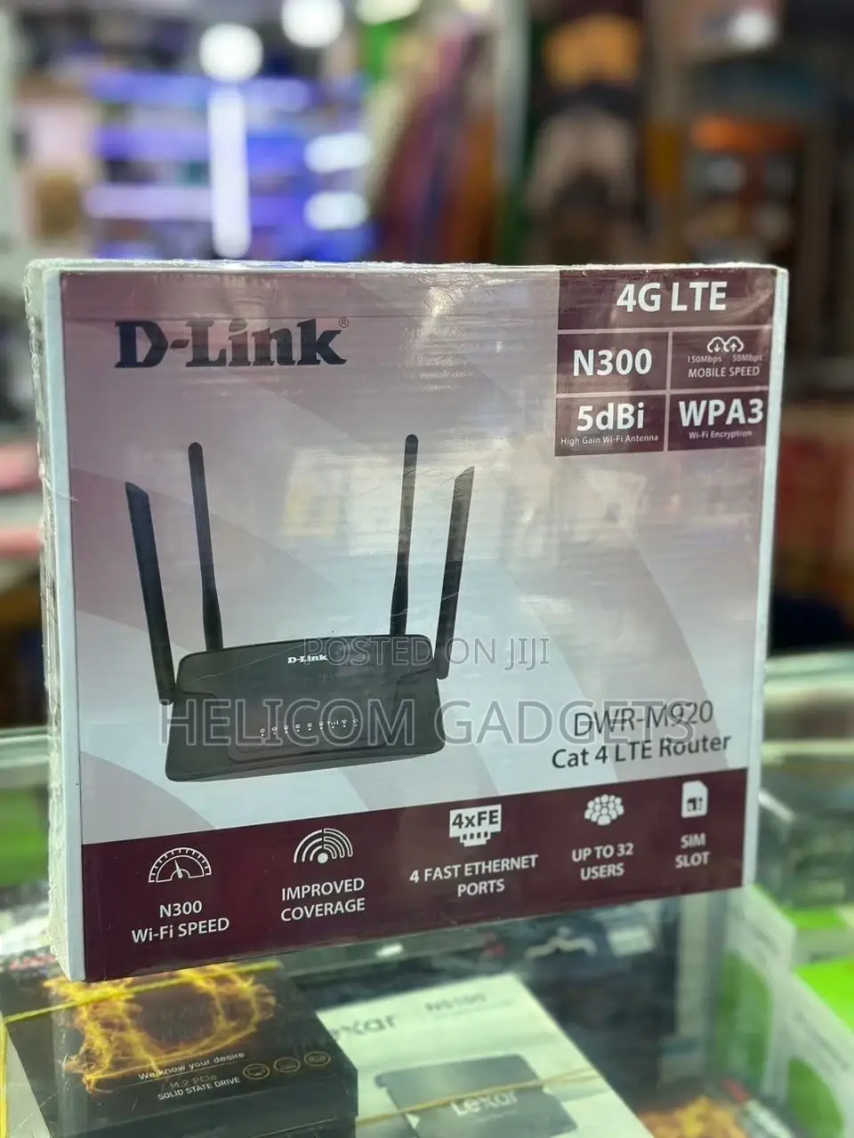 D-Link 4G LITE DWR-M920 With Sim Slot ROUTER