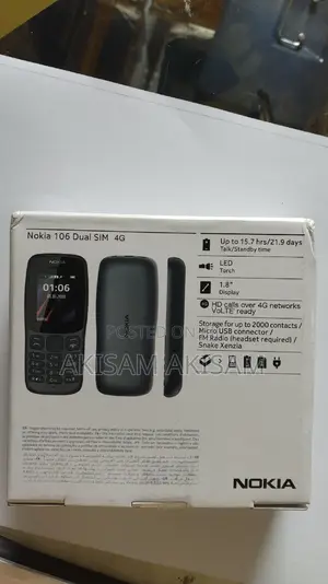 New Nokia 106 Black