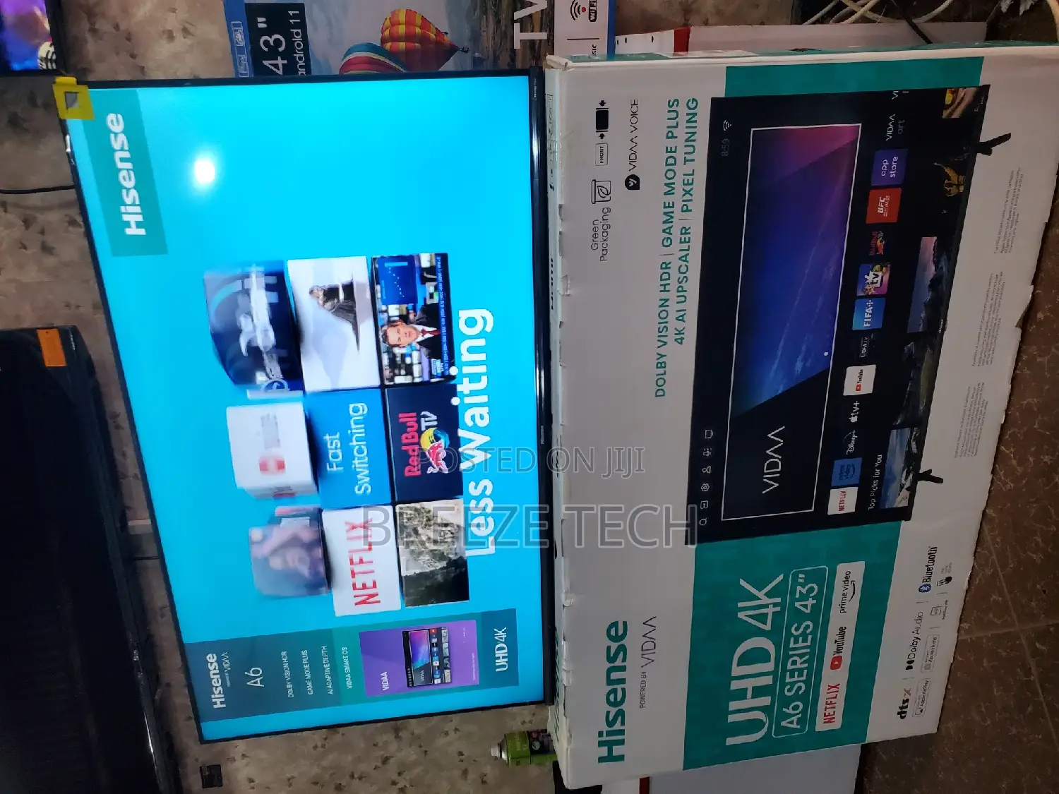 It's Hisense Tv 43"INCH 