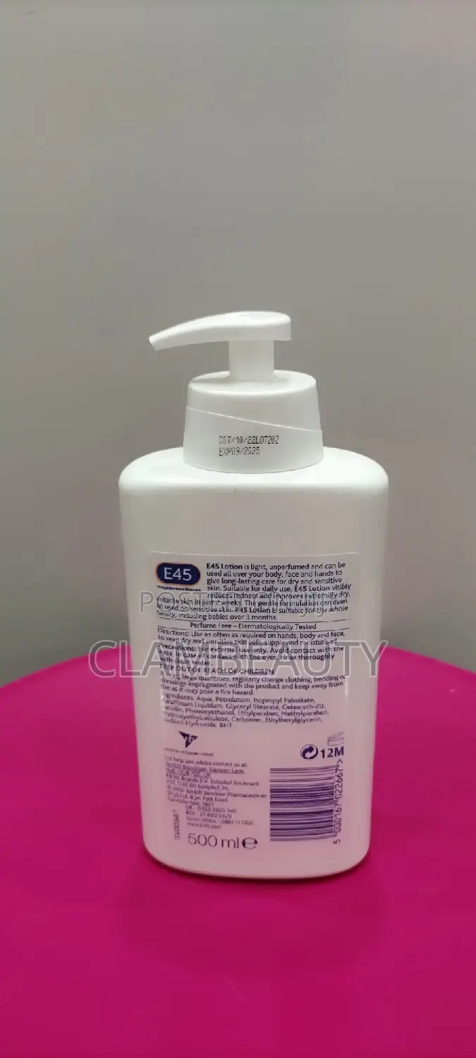 E45 Moisturising Lotion for Dry Skin 500ml