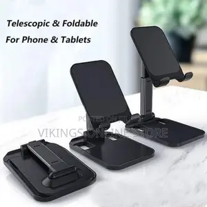 Mobile Phone Holder Smooth Surface Cellphone Bracket Black