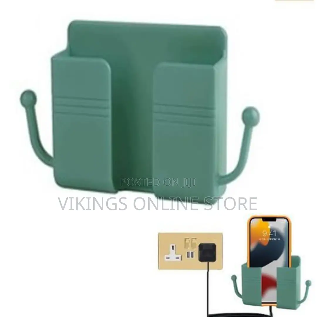 Wall Mounted Storage Phone Holder Organizer,