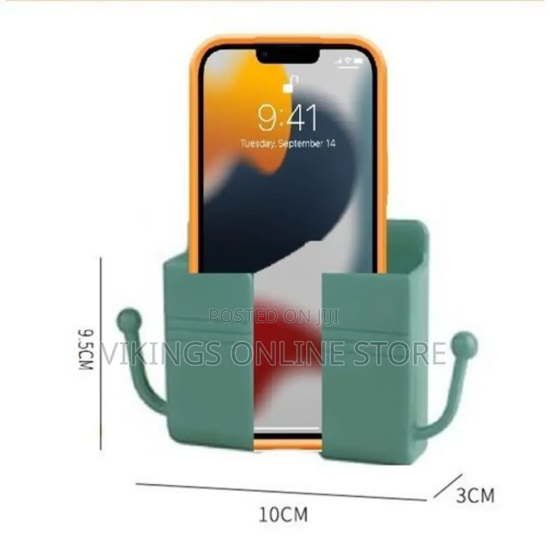 Wall Mounted Storage Phone Holder Organizer,