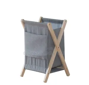 Bamboo Foldable Waterproof Dirty Laundry Basket