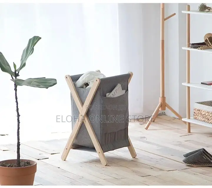 Bamboo Foldable Waterproof Dirty Laundry Basket